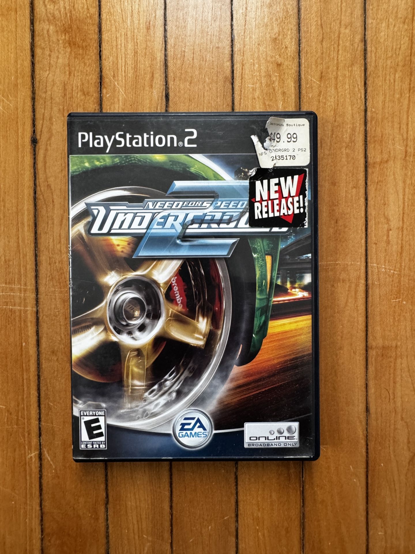 Need For Speed Underground 2 PS2 Sony Playstation 2 Game CIB Complete W/ Manual (Tested)