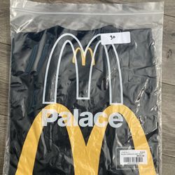 McDonald’s X Palace T-shirt Black Tee Size Medium Streetwear New Supreme Bape