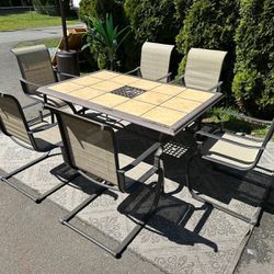 Patio Outdoor Dinning Table 