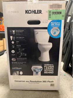 Kohler Cimarron Revolution 360 Round Toilet w/ Soft Close Seat. Brand New sealed
