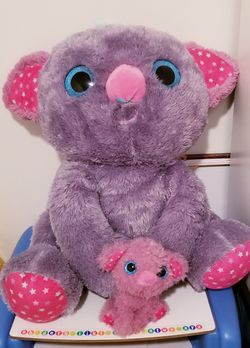 *REDUCED* *BRAND NEW* XL Kuala Bear Stuffed Animal with small attached Bear.