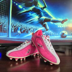 Arza Hunter 2 Soccer Cleat, Girls Pink Size Youth 12, 5094 Y-12
