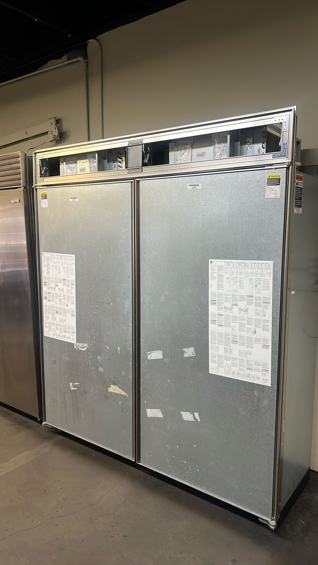 SUB ZERO 72”WIDE PANEL READY REFRIGERATOR/FREEZER BUILT IN