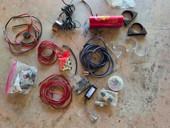 Car stereo wiring, capacitor, fuses, Remote bass knob
