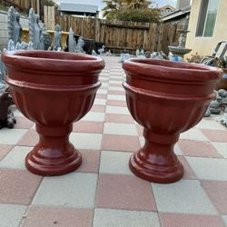 New Flower Pots Made Out Of Cement Perfect Gift 