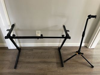 Keyboard Stand and Guitar Stand Bundle