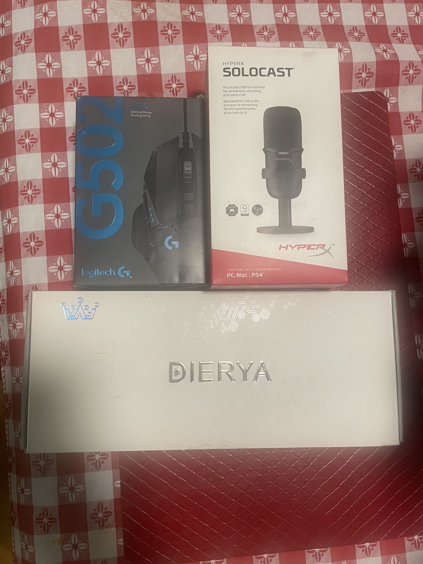 Mouse Keyboard Microphone And Keyboard