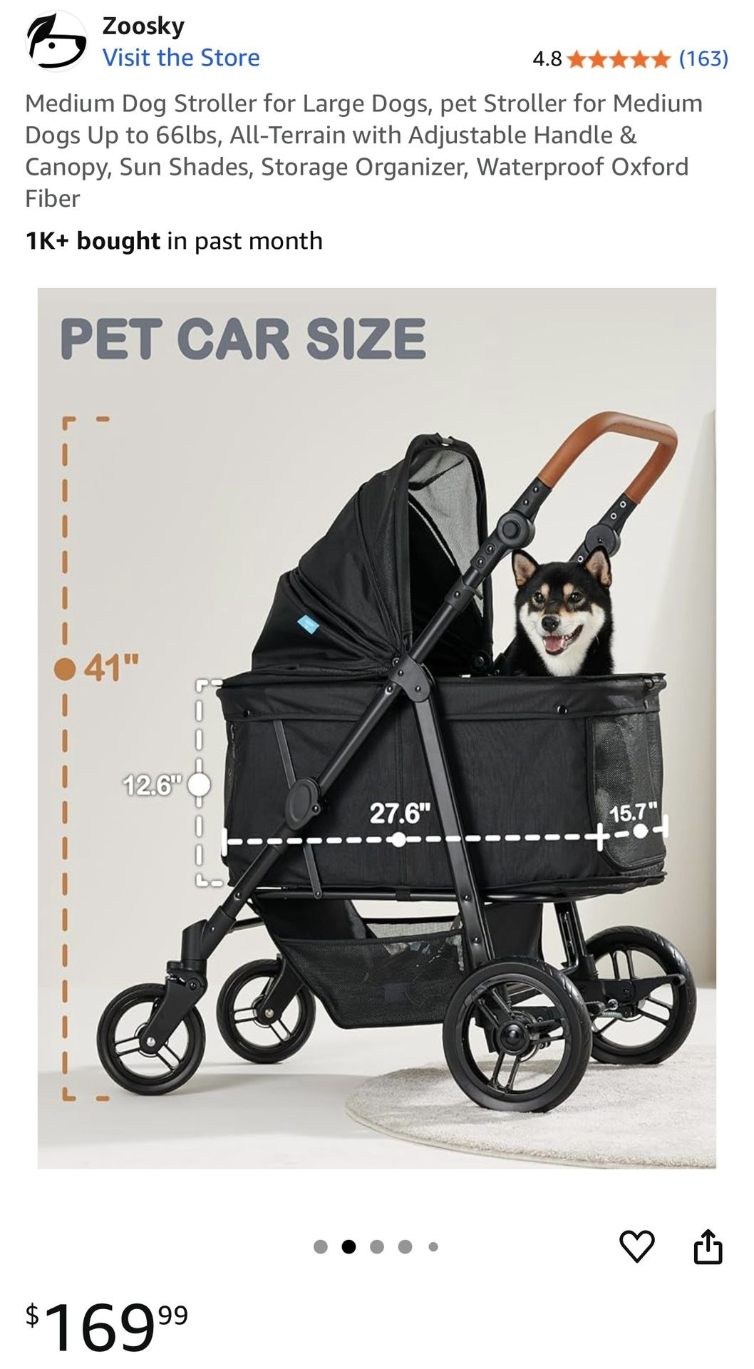 Medium Sized Dog Stroller