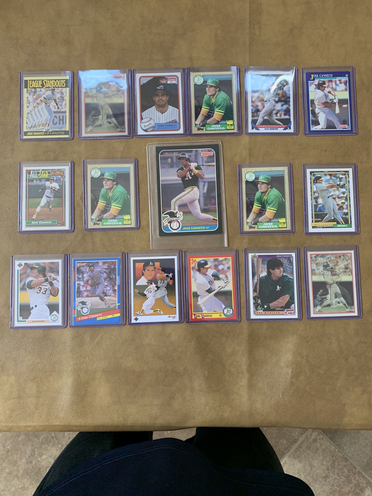 Jose Canseco Lot Baseball Cards - Upgraded!