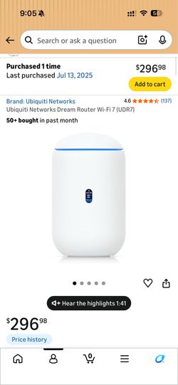 Ubiquiti Unifi Dream Router 7