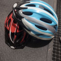 2 Schwinn Helmets, Biking, Skateboarding, Rollerblading