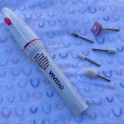 Vivitar Electric Nail File Manicure Pedicure Kit with Attachments