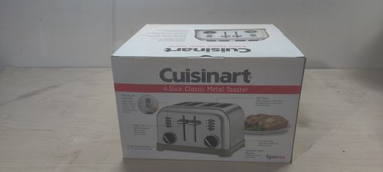 4 slices classic metal toaster