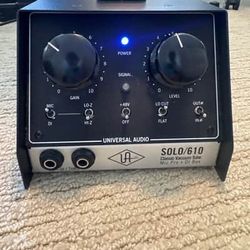 Universal Audio solo 610 preamp