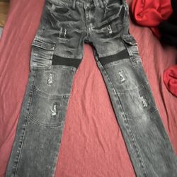 youth size 14 grey jeans