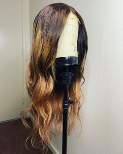 26” Body Wave Highlight 4x4 180 Density Brazilian Human Hair