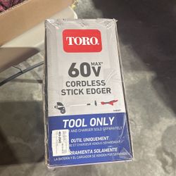 Toro, 60 V Cordless Stick Edger Tool Only
