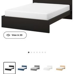 IKEA MALM Queen Size Bed Frame