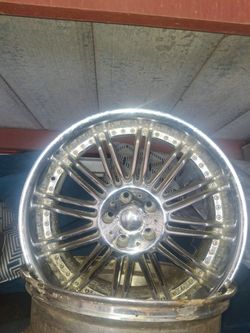 Twenty inch rims