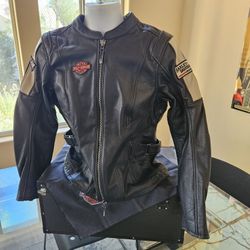 Ladies Harley-Davidson Leather Jacket In Size L Brand New With Tags 