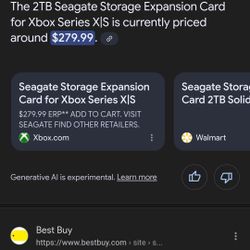 Seagate 2tb Storage Expansion Card