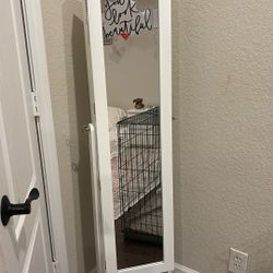 White Jewelry Armoire Chest 