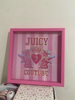 juicy couture scottie dog wall art