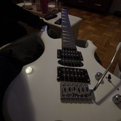 White Electric Guitar