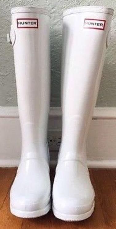 White Hunter rain boots