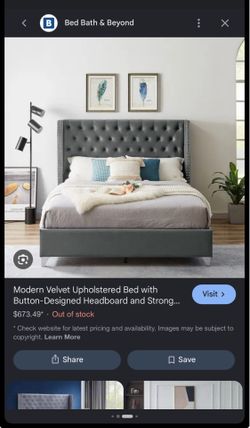 Modern King Bed Frame