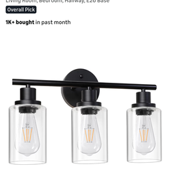 3 light bathroom fixture