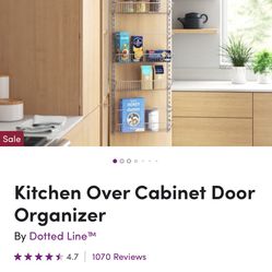 Over Cabinet Door Storage 