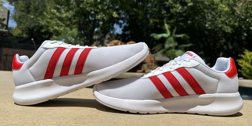 Adidas Lite Racer 3.0 - Red And White - Classic Style Shoe 