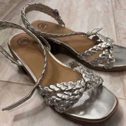 Kids Size 13 Silver Sandals