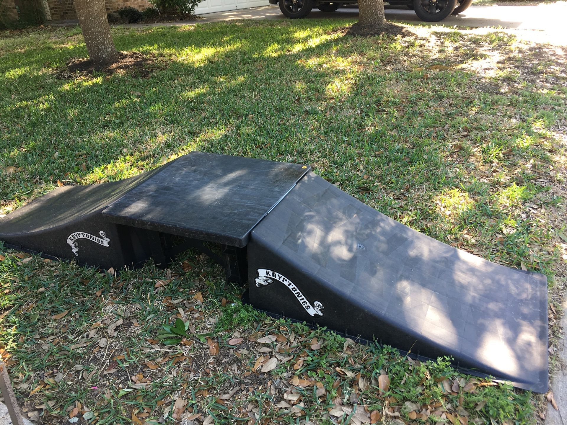 Kryptonics Bike and Skateboard Trick Ramp