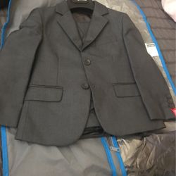 gray boy suit size 2