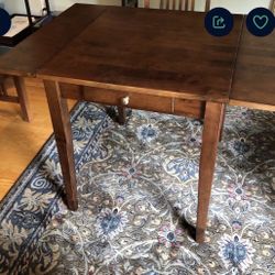 Dinning Table With Folding Ends
