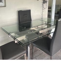 Mesa De Comedor Expandible, Juego De Mesas De Centro.