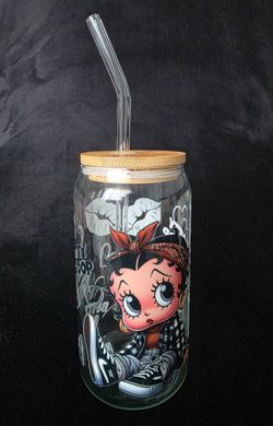 Betty Boop Glass cup 20 oz
