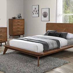Stathell queen platform bed