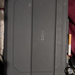 ZAGG Rugged Messenger Keyboard Case designed for a 10.2" Apple iPad. 
