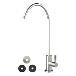  Stainless Steel Faucet, Lead-Free Drinking Water Faucets, Reverse Osmosis Faucet with Solid Brass Valve, High Arch Filtered Water Faucets For Kitchen