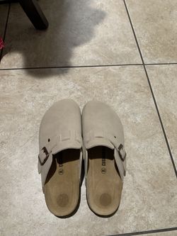 Taupe Softbed Clogs