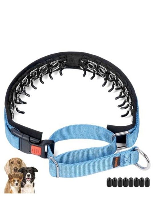 Mayerzon No Pull Dog Collar, Patented Martingale Collar for Small Medium Large Dogs with Buckle and Heavy Duty Nylon for Walking Training Hunting, Saf