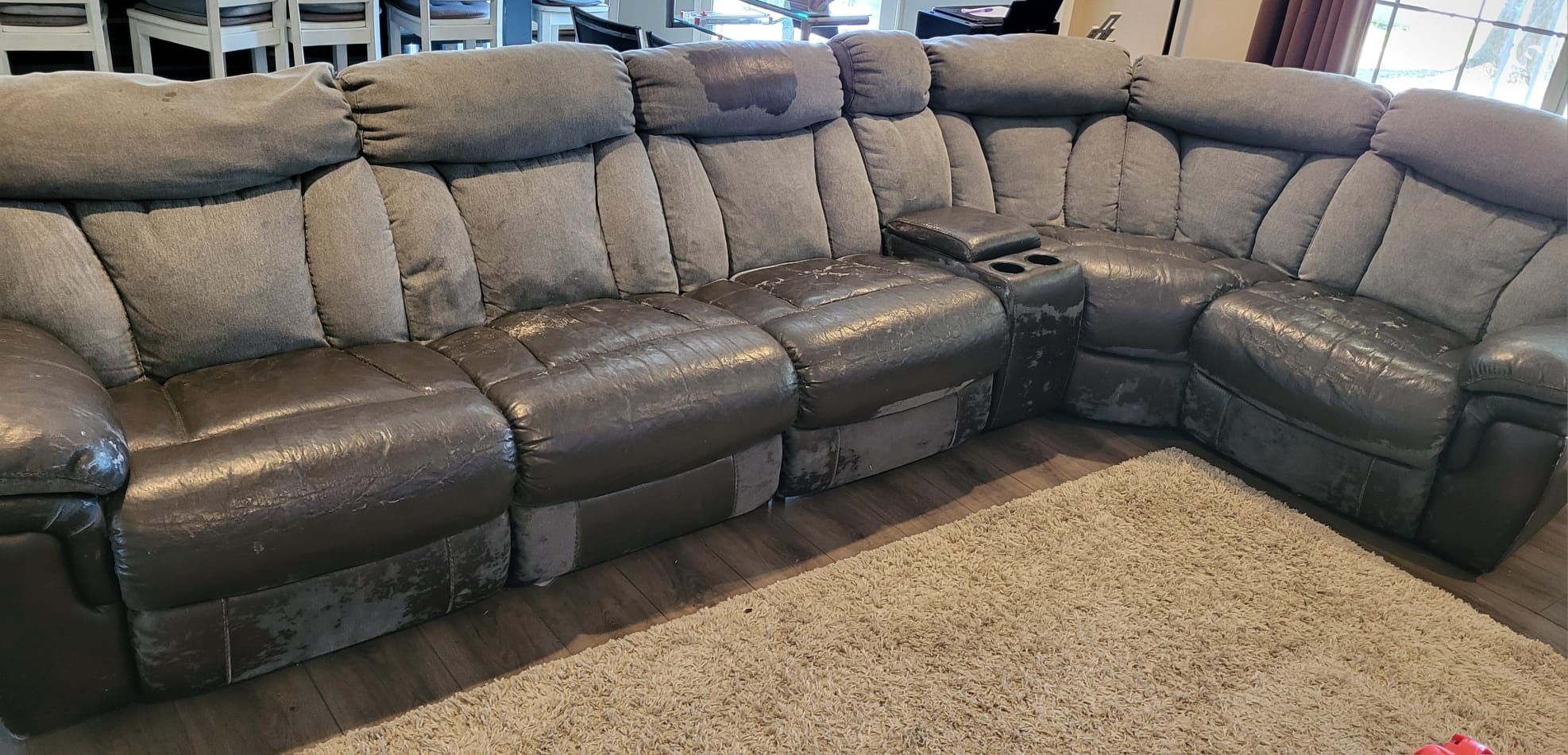 Free Sectional Recliner Couch