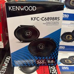 Kenwood 6x8 Inch Speakers Performance Series KFC-c6898rs Brand New 110 A Pair  