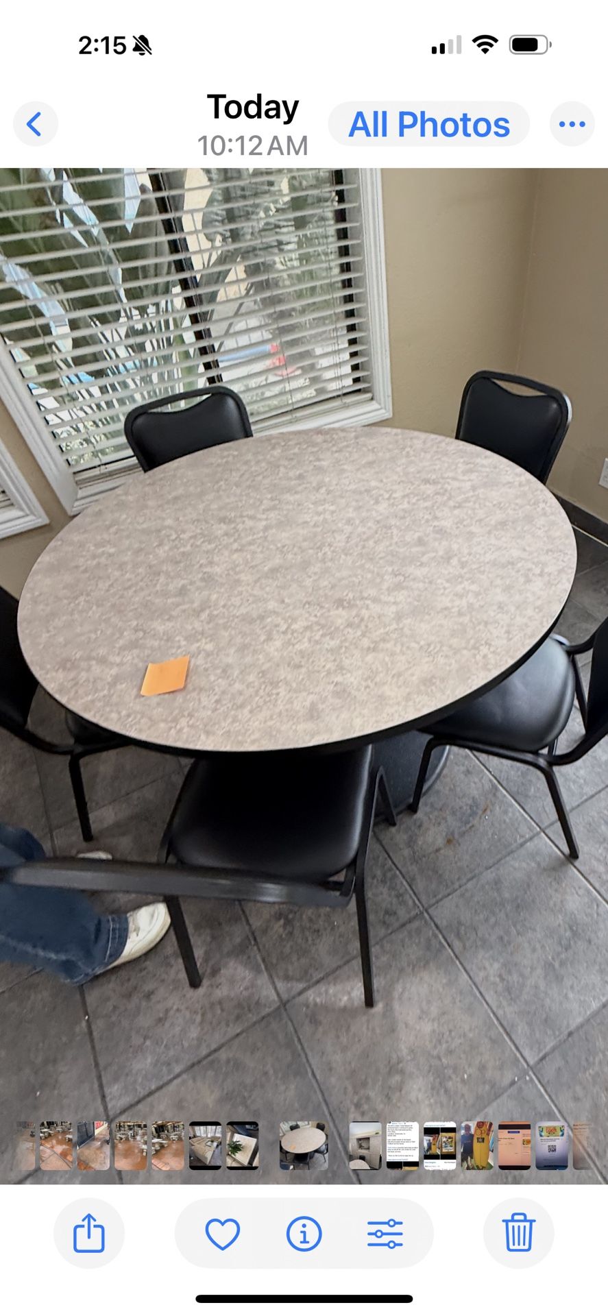 Table And Chairs
