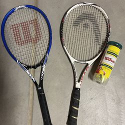 Tennis Rackets and Balls