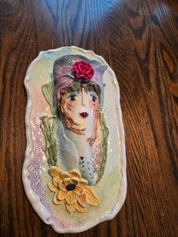 Vintage Porcelain Wall Pocket