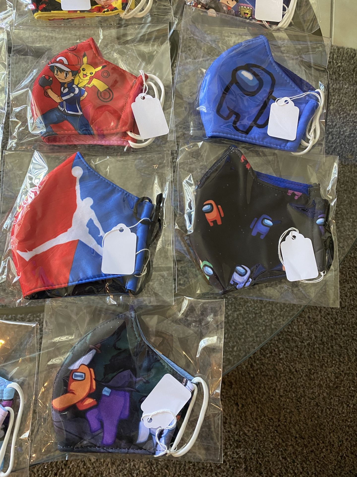Children’s Face Masks 3 Layered Protection, Washable, Comfortable And Breathable